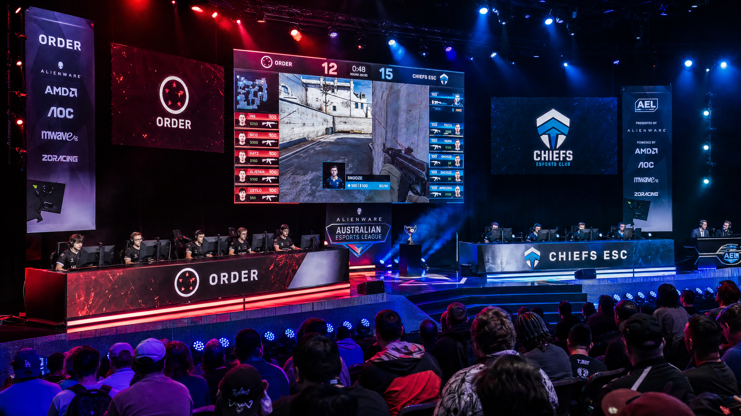 Australian esports tournament stage